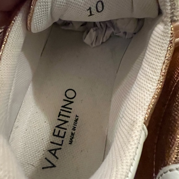 VALENTINO BY MARIO VALENTINO
Sela Metallic Platform Sneakers - Picture 13 of 14